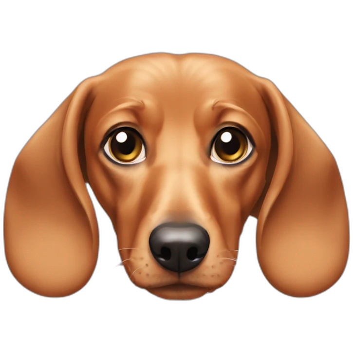 Dachshunds perplexe emoji