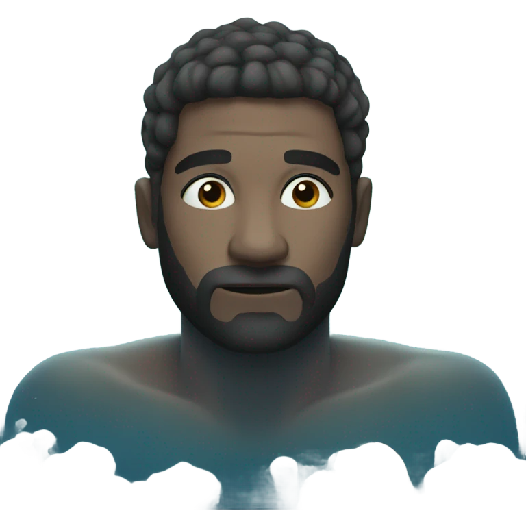 A man underwater emoji