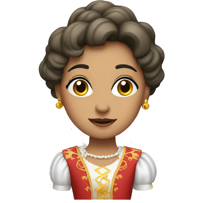 A fallera emoji