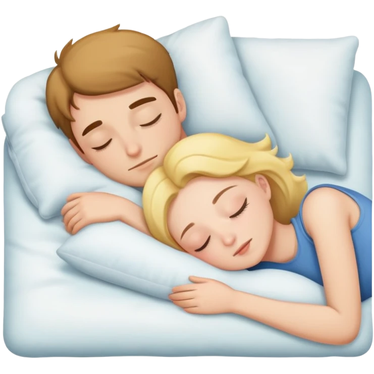Couple napping emoji