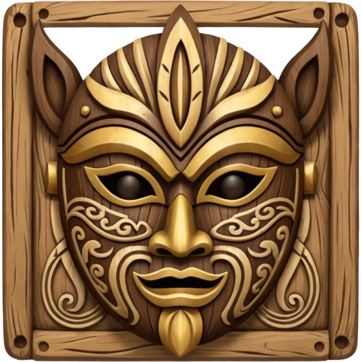 tribal mask emoji
