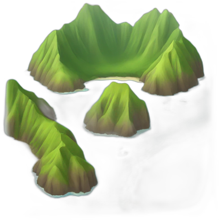 Hawaiian islands emoji