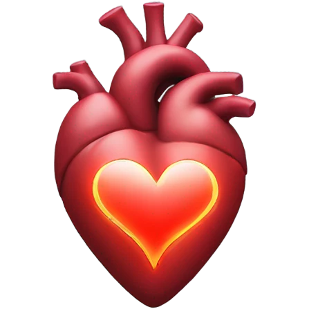 a heart that pulses and rotates emoji