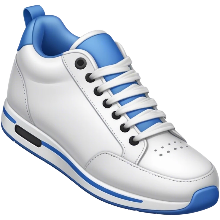 Sneaker with sad face emoji
