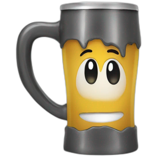 caneca de chopp emoji