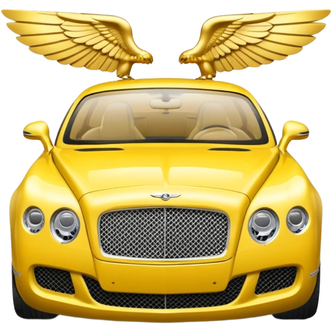 Yellow Bentley emoji