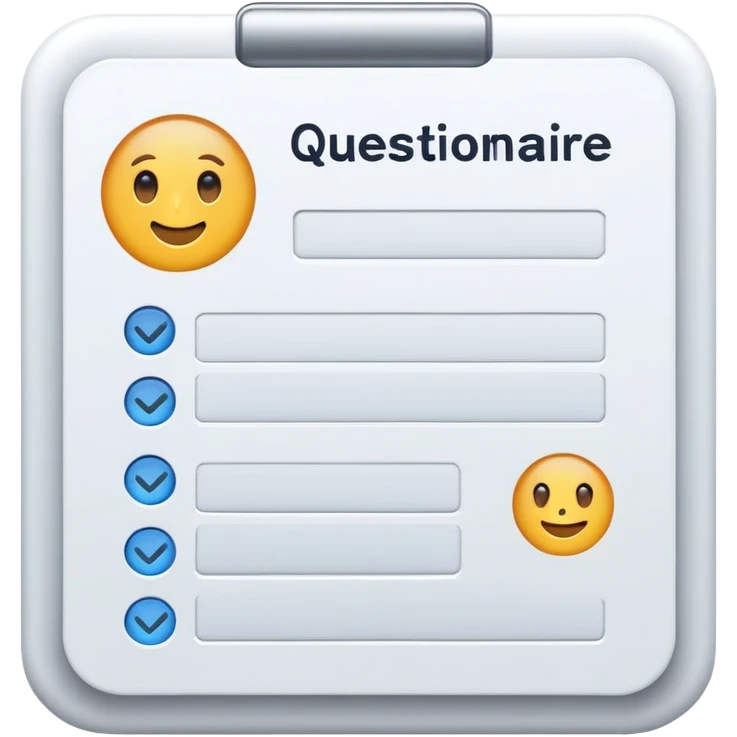questionnaire emoji