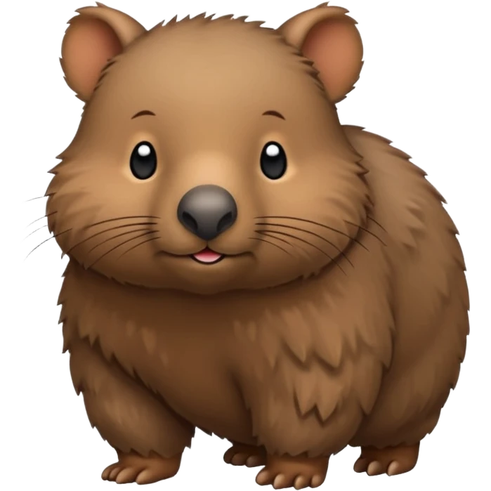 side on walking wombat emoji emoji