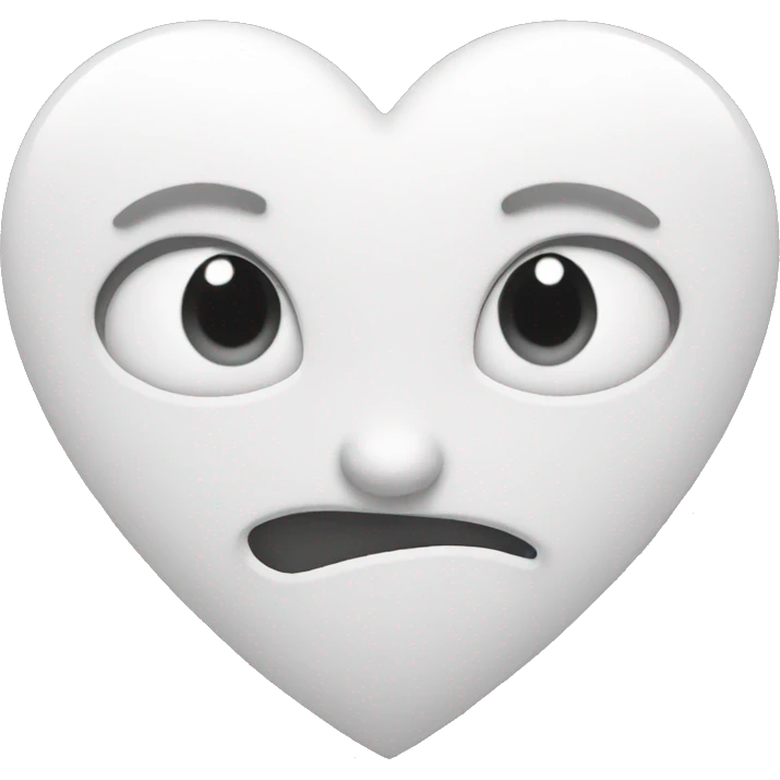 White heart emoji