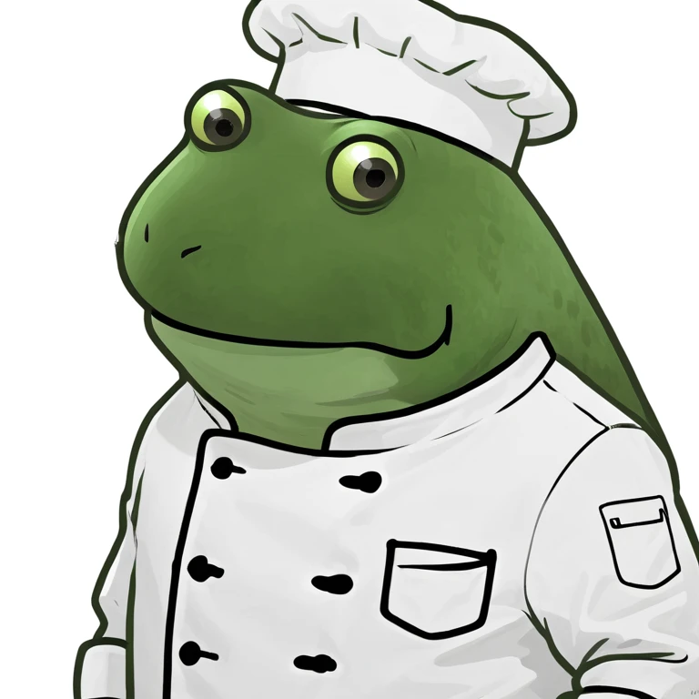 bufo in a chef coat emoji