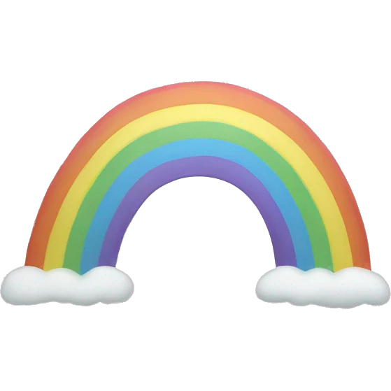 Pastell Rainbow emoji