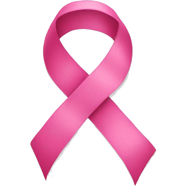 Pink ribbon emoji