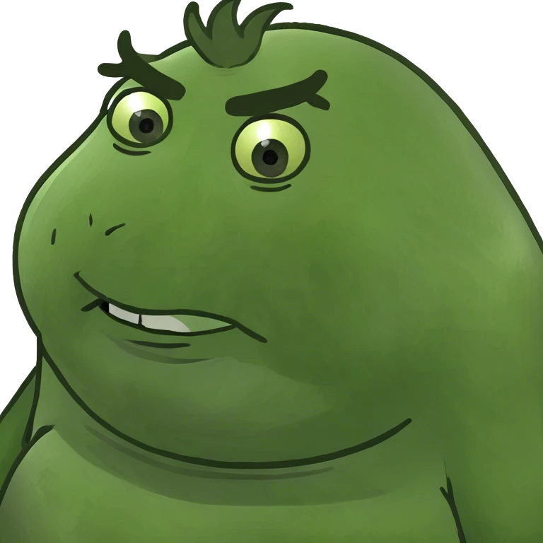 Fat guy with a lot of hair emoji