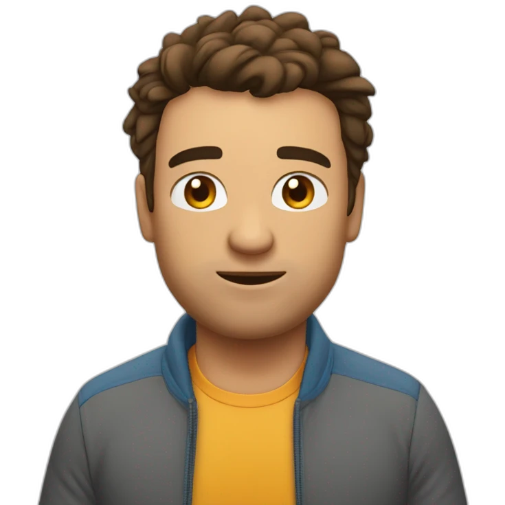 un mec qui fait de la musculation dehors en pleine hivers emoji