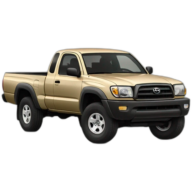 2003 Toyota Tacoma ext cab 2wd with sand paint emoji