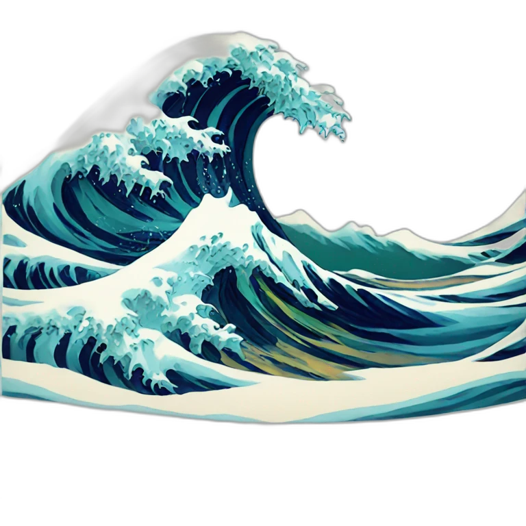 wave emoji