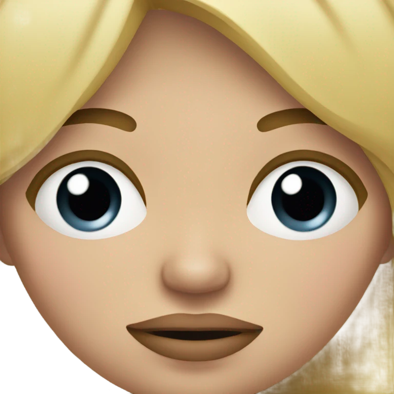 overweight blondie woman crying emoji