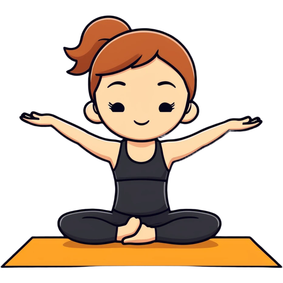yoga girl emoji