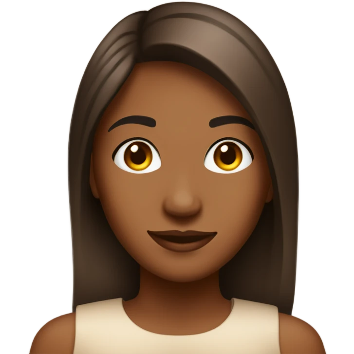 Credit card with pretty brown girl face on it emoji