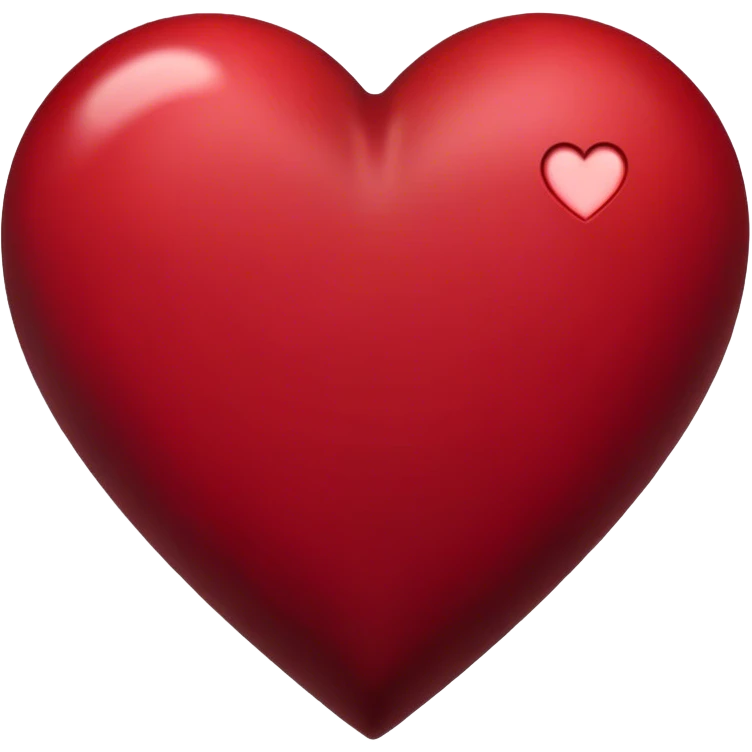 dark red heart emoji