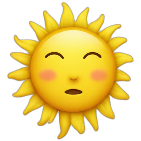 Soleil emoji