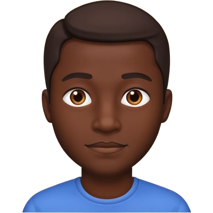Make him black  emoji