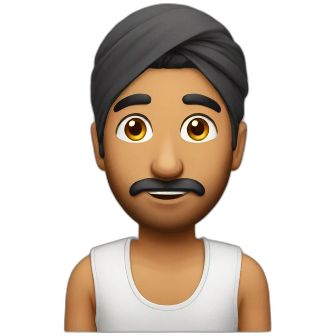 A punjabi guy emoji
