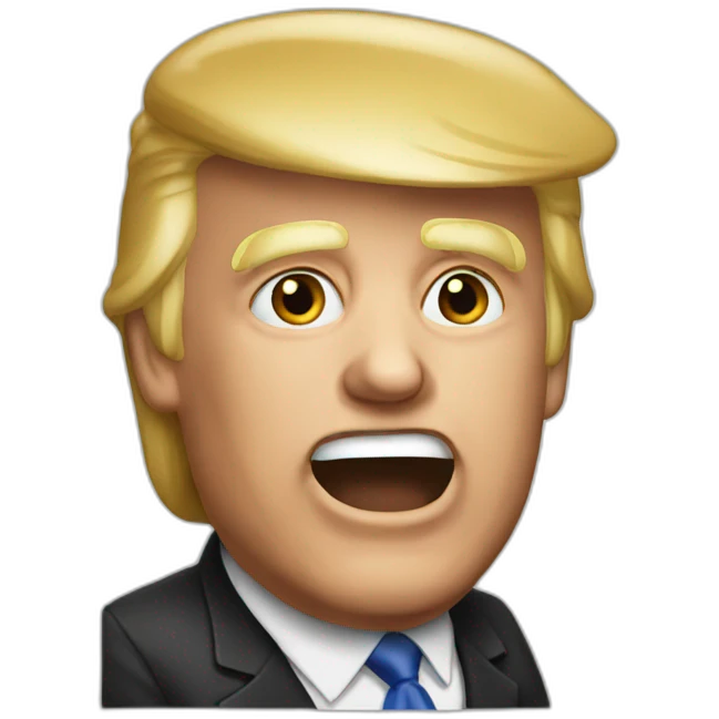Trump choquer emoji