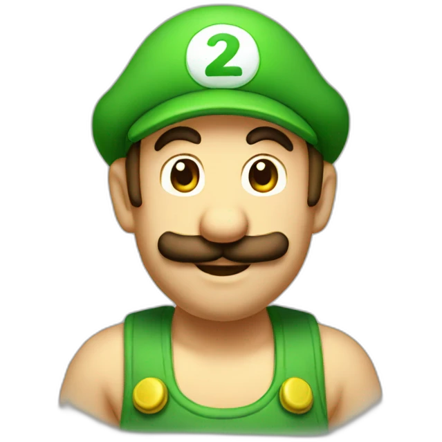 Luigi sun hot emoji