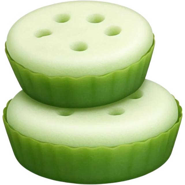 green rice cake mochi  emoji
