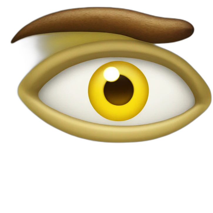 banane avec des yeux emoji