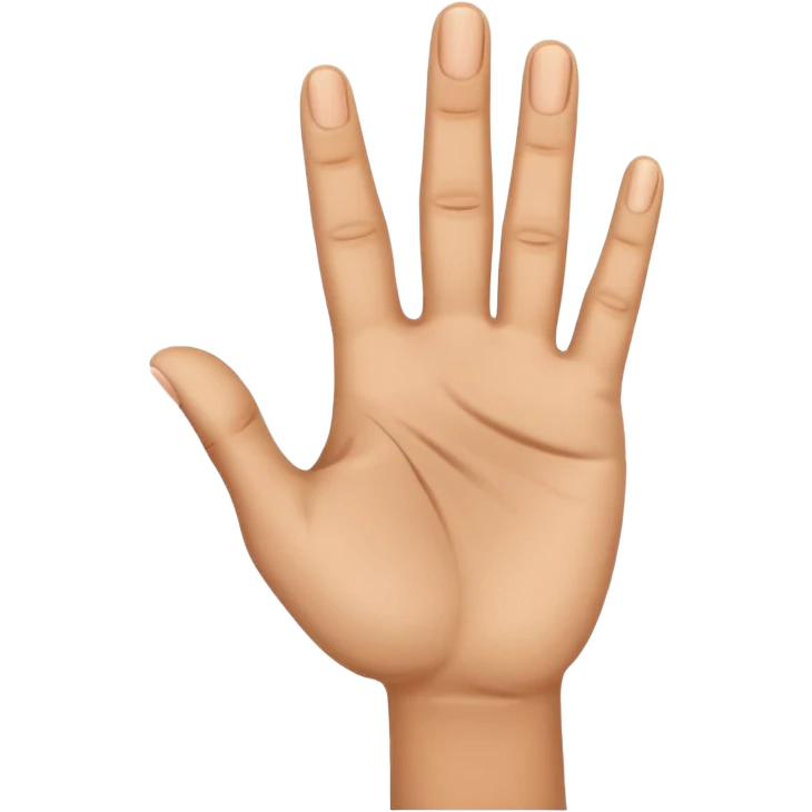 The Arabic hand gesture of “Khod” emoji