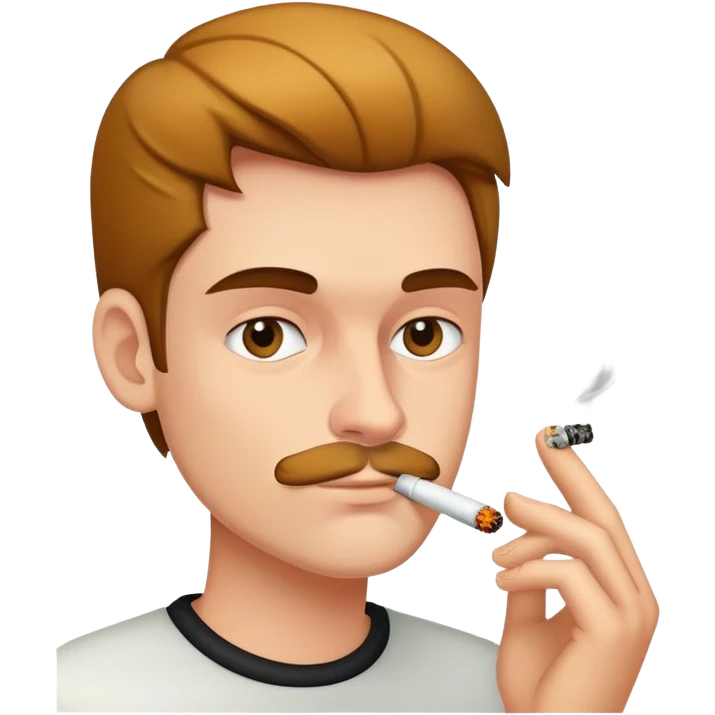 Guy smoking  emoji