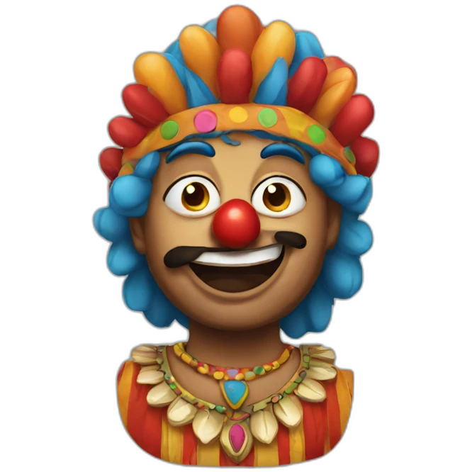 indian clown emoji