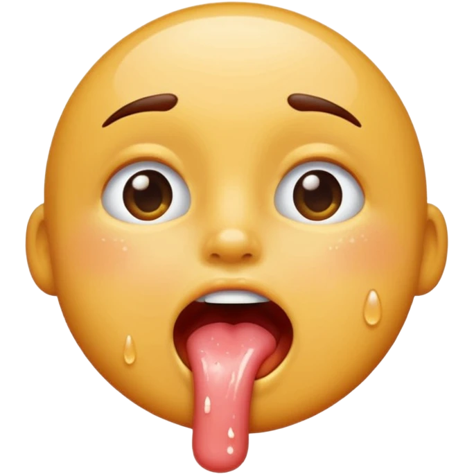 Licking emoji
