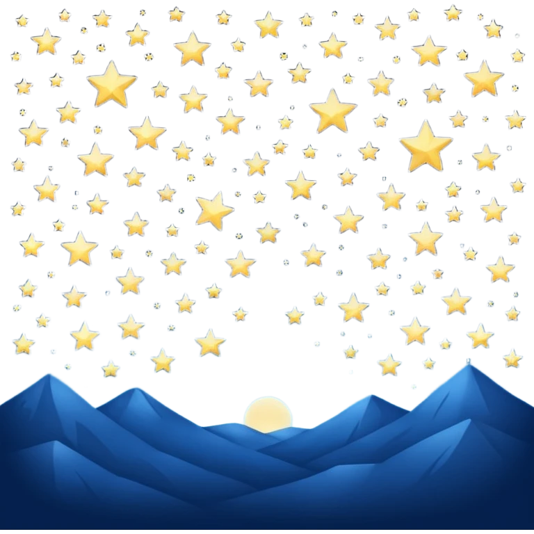 a sky of stars emoji