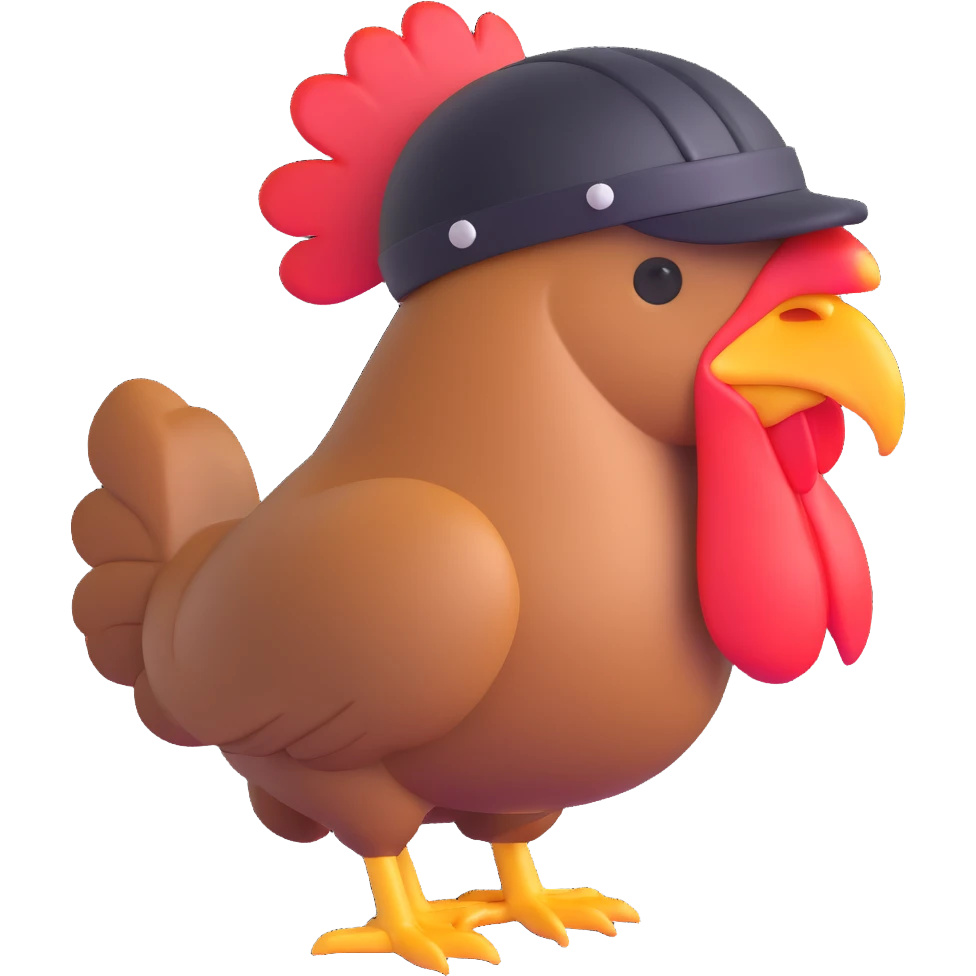 chicken jockey emoji