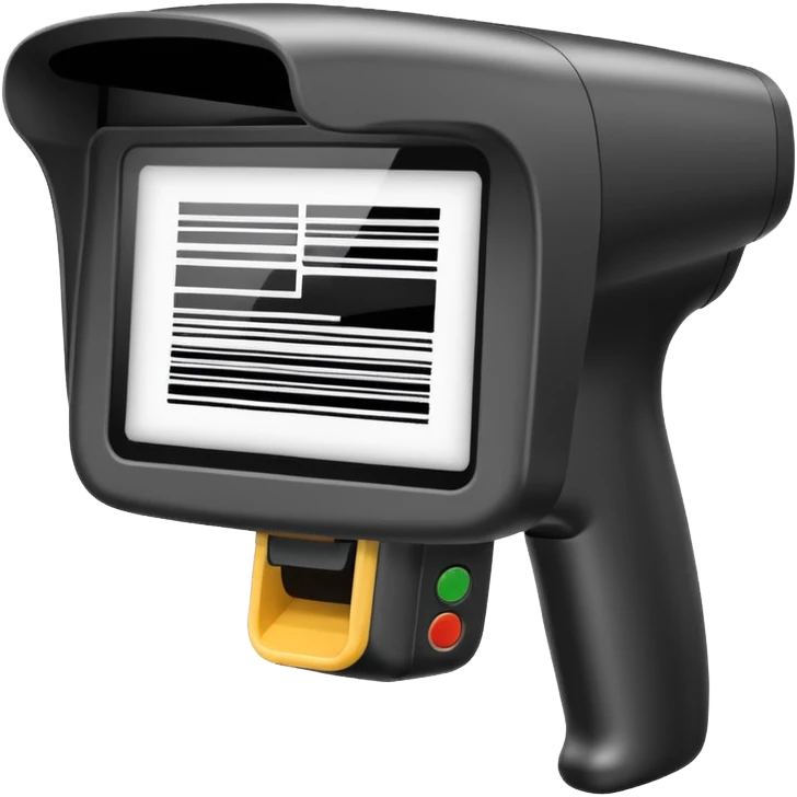 emoji of Barcode Scanner with ‘No Product Found’ Screen emoji