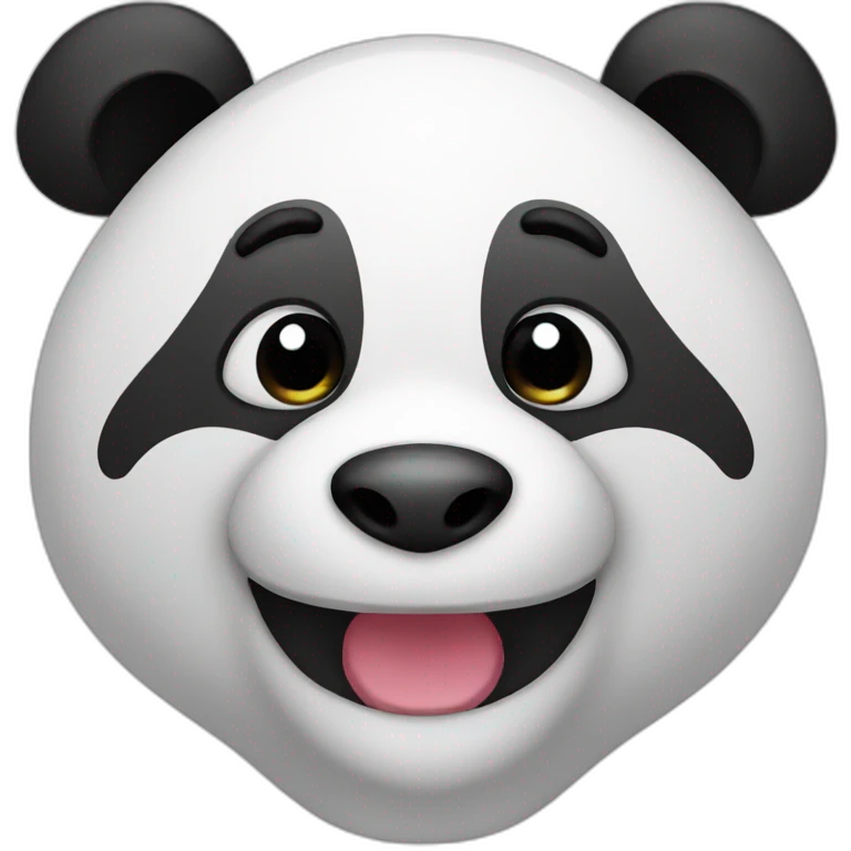 smiling panda emoji