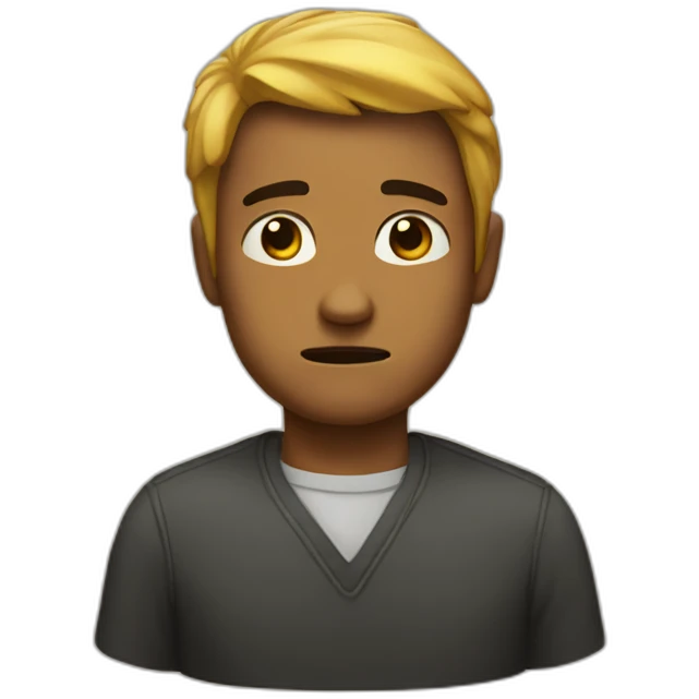 expressionless and disappointed emoji