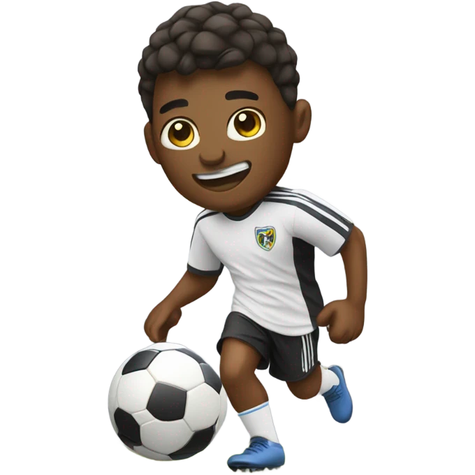Me playing soccer emoji