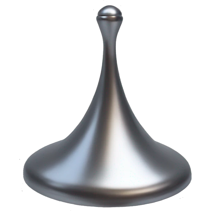 metallic spin top emoji