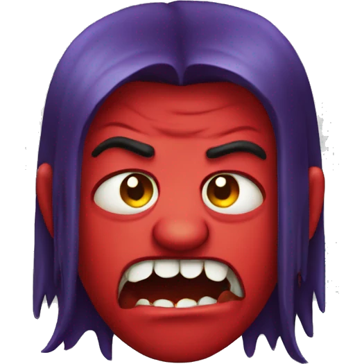 devil crying emoji  emoji