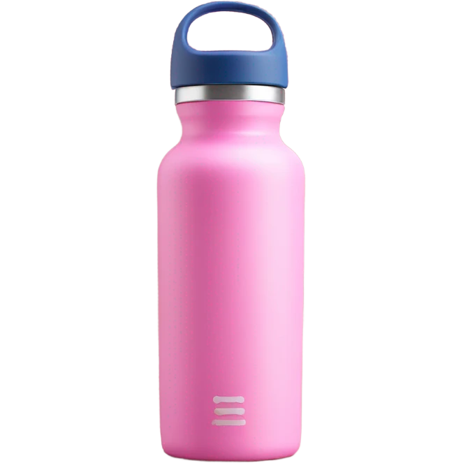 Water bottle pink emoji
