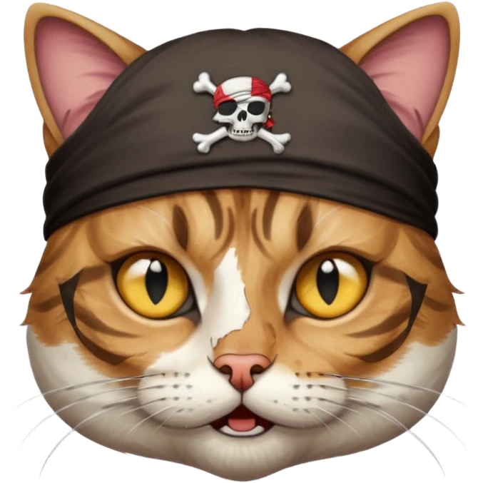 pirate cat emoji