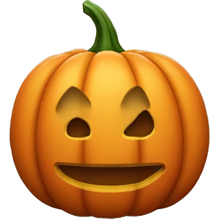 pumpkin without face  emoji