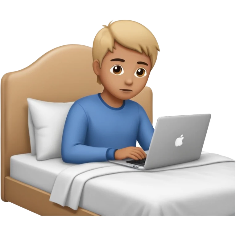 work from bed emoji
