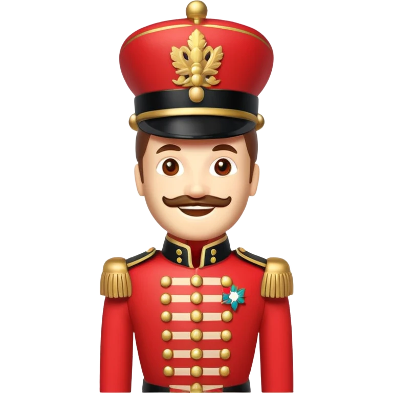 Smiling nutcracker  emoji