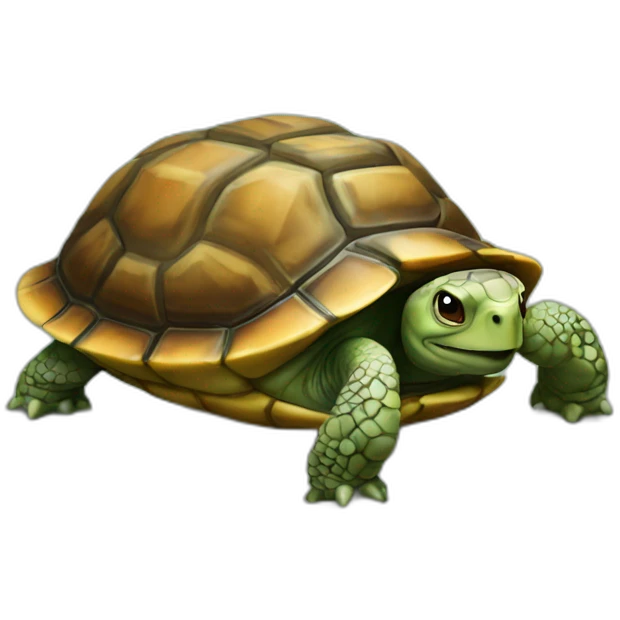 Caca sur tortue emoji