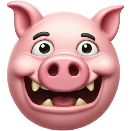 Evil piggy  emoji